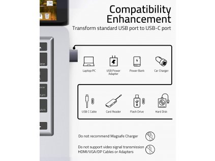 Sada 2 adaptérů Syntech USB C na USB