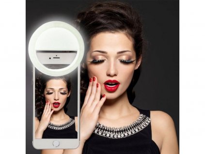 Ring lighton selfie LED světlo s vlastním zdrojem
