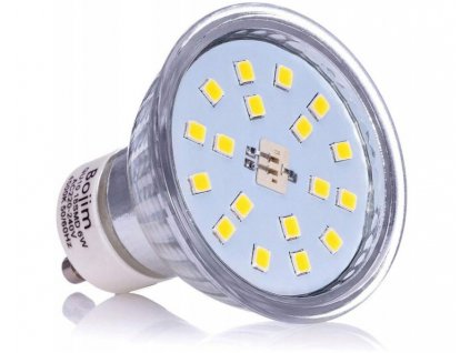 BOJIM GU10 6W 4500K LED 600LM BÍLÁ ŽÁROVKA