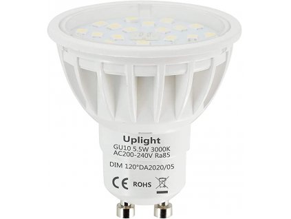 Uplight Stmívatelná GU10 LED žárovka,5,5W