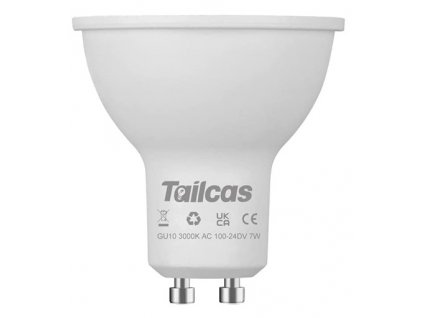 Tailcas GU10 LED 3000K 7W