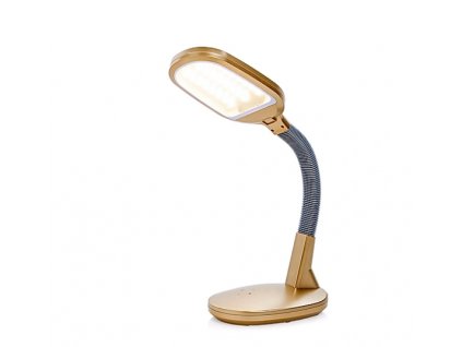 LED stolní lampa s denním světlem (barva: růžové zlato) POŠKOZENO