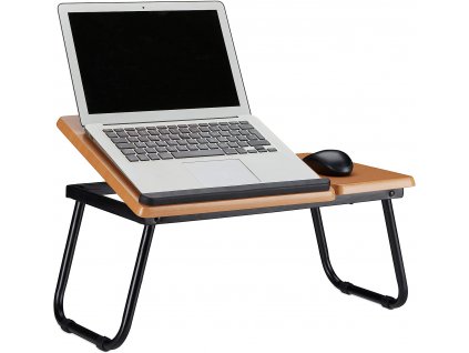 Relaxdays Sklopný stolek na notebook POŠKOZENO