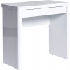 Amazon značka – Movian Mjøsa – kompaktní psací stůl s 1 zásuvkou, 79 x 44 x 76 cm, vysoký lesk bílý LEHKÉ POŠKOZENÍ AM1