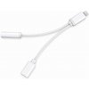 Adaptér Apple Lightning na 3,5mm sluchátkový konektor 2v1