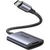 Čtečka karet UGREEN USB-C to SD/TF Memory Card Reader Alu Case