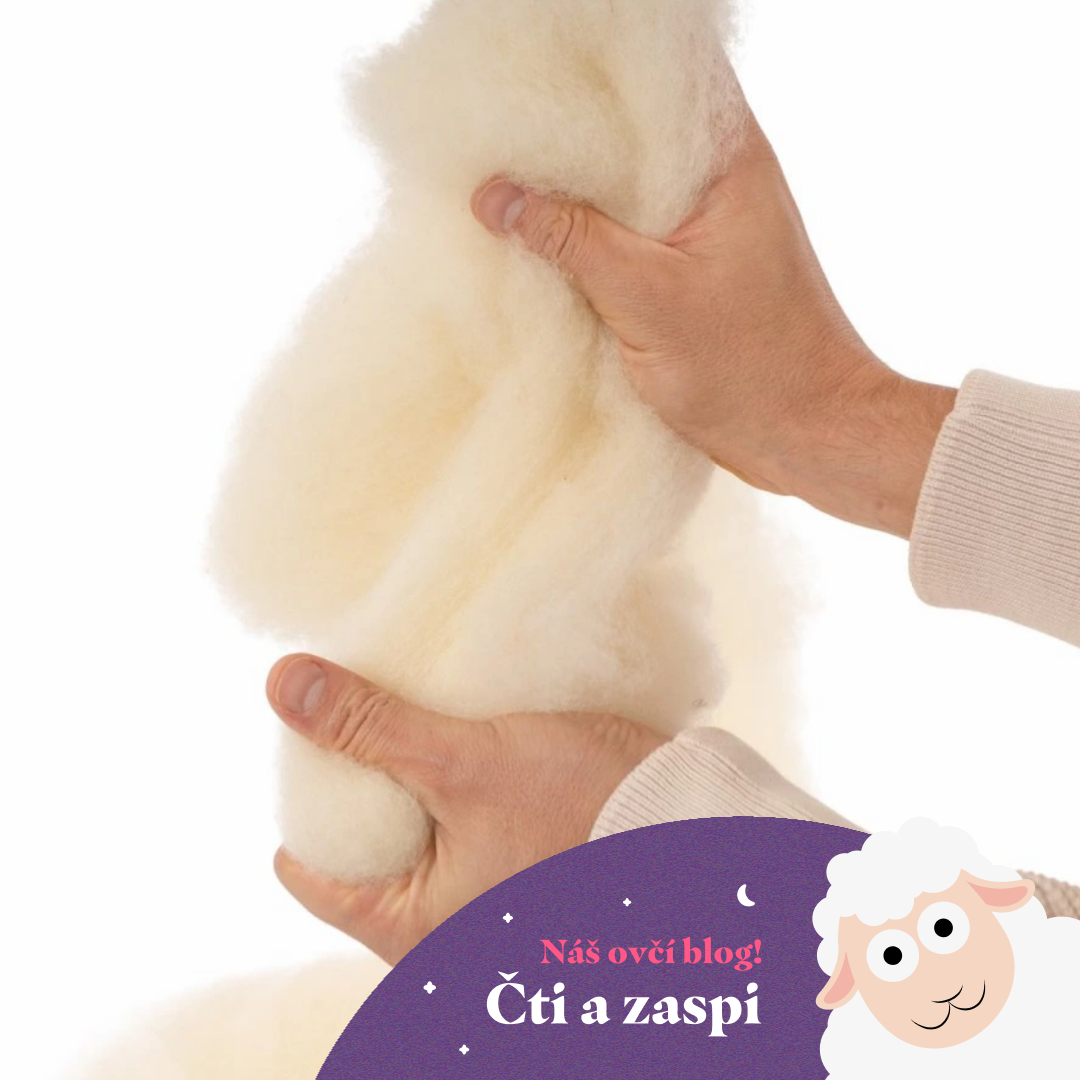 Proč spát na polštáři, který kombinuje ovčí vlnu a polyesterovou výplň