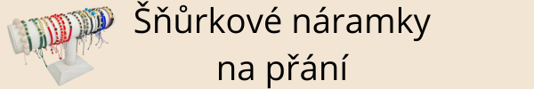 Šňůrkové náramky na přání