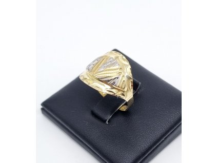 Prsten s bílým zlatem, v. 64, 1,72 g
