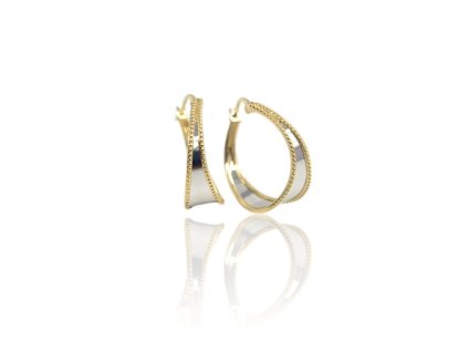 Náušnice kruhy 21 mm, 3,24 g, Au 585