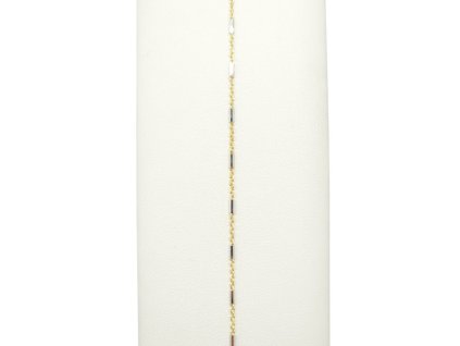 Náramek Ankr s válečky, 19 cm, 0,86 g, Au 585