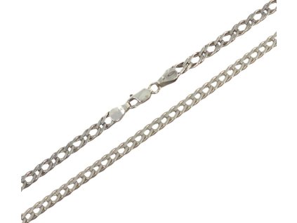 Stříbrný řetízek Rombo, 62 cm, 15 g, Ag 925