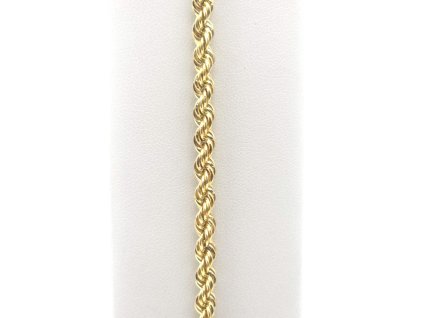 Náramek Valis 4 mm, 21,5 cm, 4,43 g, Au 585