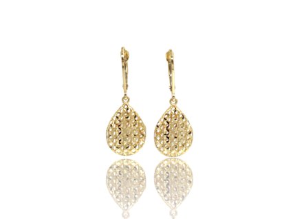 Náušnice visací, 2,39 g, Au 585