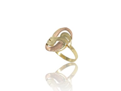 Prsten celozlatý, v. 54, 2,73 g, Au 585