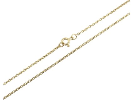 Řetízek Ankr plný, 52cm, 5,00 g, Au 585