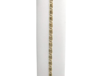 Náramek Snail plný, 24 cm, 10,22 g, Au 585