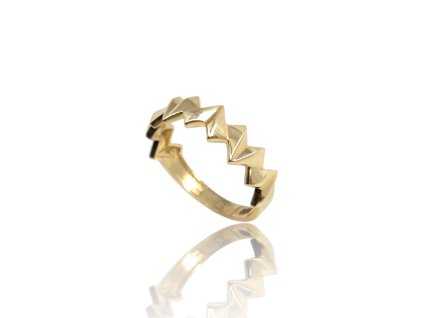 Zlatý prsten špičky, v. 57, 2,09 g, Au 585