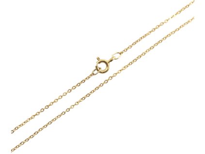 Zlatý řetízek Ankr, 45 cm, 1,64 g, Au 585
