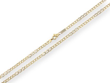 Zlatý řetízek Marina + Pancr, plný, 45 cm, 7,37 g, Au 585