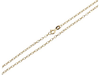 Zlatý dětský řetízek plný, 35 cm, 2,43 g, Au 585