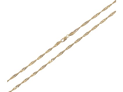 Zlatý řetízek Lambada, 50 cm, 4,86 g, Au 585