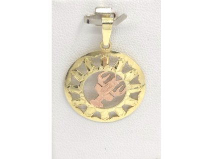 Zlatý přívěsek rak, 1,93 g, Au 585