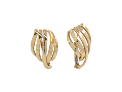 Zlaté náušnice, 3,04 g, Au 585