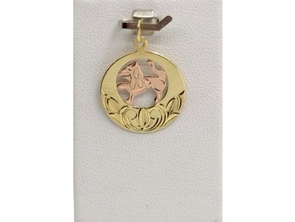 Zlatý přívěsek Lev, 1,32 g, Au 585