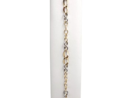 Zlatý náramek 18,5-20,5 cm, 3,49 g, Au 585