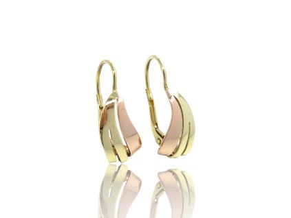 Zlaté náušnice, 2,03 g, Au 585