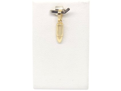 Zlatý přívěšek náboj, 0,89 g, Au 585