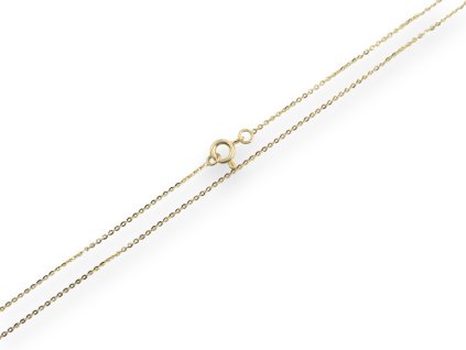 Zlatý řetízek, 40 cm, 1,21 g, Au 585
