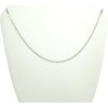 Řetízek Pancr plný, 2,18 g, 50 cm, bílé Au 585