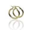 Náušnice kruhy dvojité 20 mm, 2,10 g, Au 585