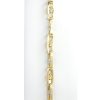 Náramek - články s válečky, 19,5 cm, 6,39 g, Au 585
