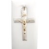 Přívěšek křížek s Kristem, 3,51 g, bílé Au 585