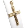 Přívěšek křížek s Kristem, 11,21 g, Au 585