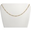 Řetízek Figaro plný, 58 cm, 8,71 g, Au 585