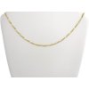 Řetízek Figaro, 50 cm, 2,29 g, Au 585