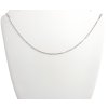 Stříbrný řetízek Ankr, 40 cm, rhodiovaný, Ag 925
