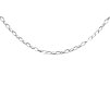 Stříbrný řetízek, 45 cm, rhodiovaný, Ag 925