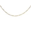 Zlatý řetízek Figaro, 60 cm, 3,50 g, Au 585