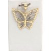 Zlatý přívěsek Motýl, 1,22 g, Au 585