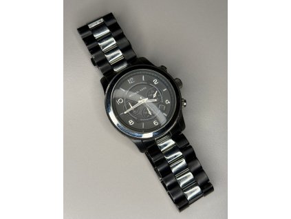 Michael Kors pánské hodinky – černo-stříbrné (chronograf)