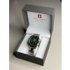 Swiss Alpine Military by Grovana – pánské hodinky (zelený chronograf) + originální box