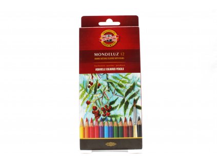 Koh-i-noor, mondeluz akvarelové pastelové tužky 3716 12 ks
