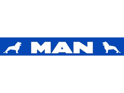 Man 35x240 modro bílá