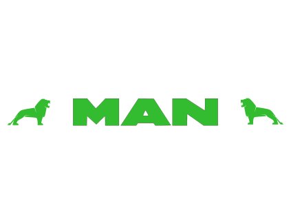 Man 35x240 bílo zelená