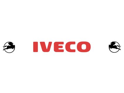 Iveco bílo červeno černé